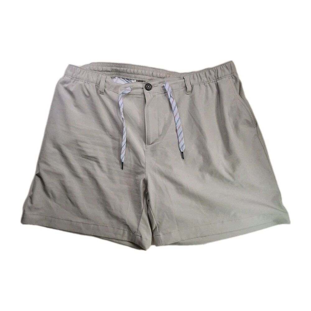 Chubbies Shorts Mens XXL Tan Regular Fit Active Training Stretch 6" Inseam